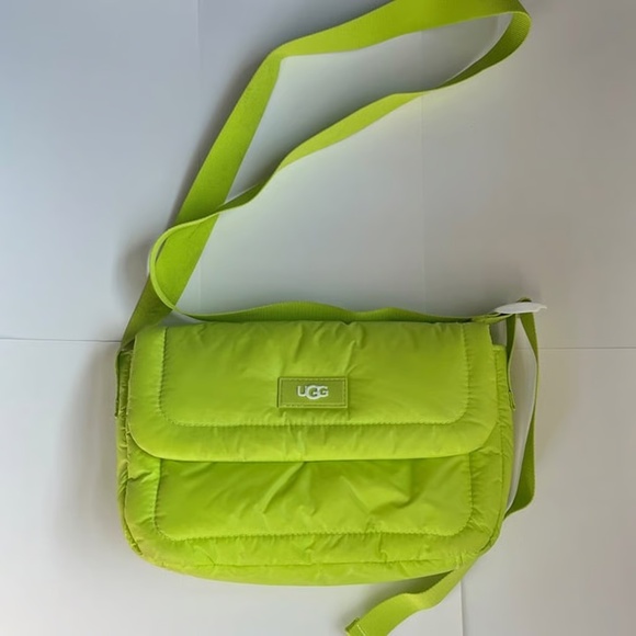 UGG Women's Dalton Crossbody Nylon Handbag Purse - Key Lime [USED] - Picture 1 of 6